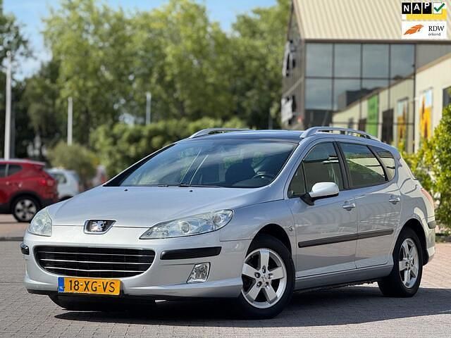 Grijs Gebruikt 2007 Peugeot 407 Premium Stationwagen | € 3.450 (Duur) - Afbeelding 1/1