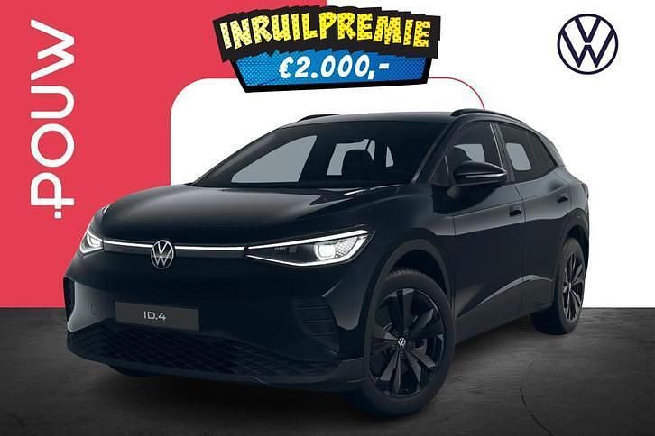 Zwart Nieuw 2025 VW ID.4 Pro SUV | € 50.350 (Iets duurder) - Afbeelding 1/4