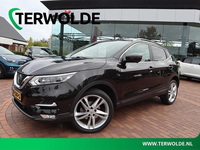 Zwart Occasion 2019 Nissan Qashqai Tekna+ SUV | € 14.945 (Goede deal) - Afbeelding 1/4