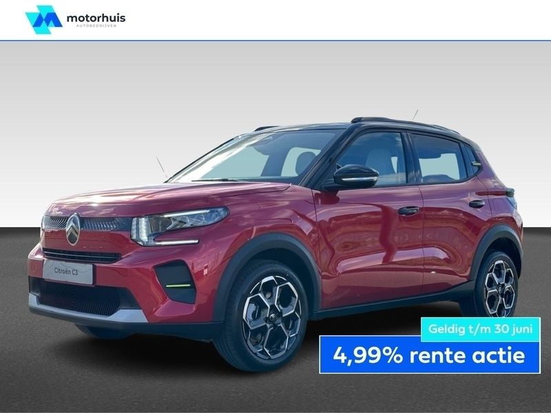 Rood Nieuw 2025 Citroën C3 Hatchback | € 26.270 (Eerlijke prijs) - Afbeelding 1/4