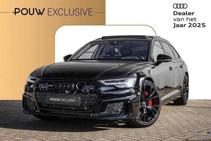 Zwart Gebruikt 2025 Audi A6 Competition Stationwagen | € 69.900 - Afbeelding 1/4