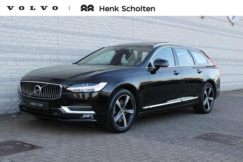 Zwart Gebruikt 2018 Volvo V90 Inscription Stationwagen | € 29.950 (Eerlijke prijs) - Afbeelding 1/4