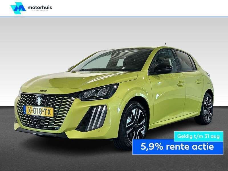 Geel Gebruikt 2024 Peugeot e-208 Style Hatchback | € 22.945 (Goede deal) - Afbeelding 1/4