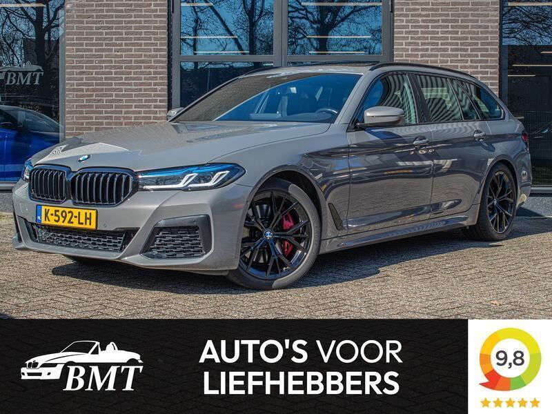 Grijs, metallic lak Gebruikt 2021 BMW 530 M Sport Stationwagen | € 41.500 (Iets duurder) - Afbeelding 1/4