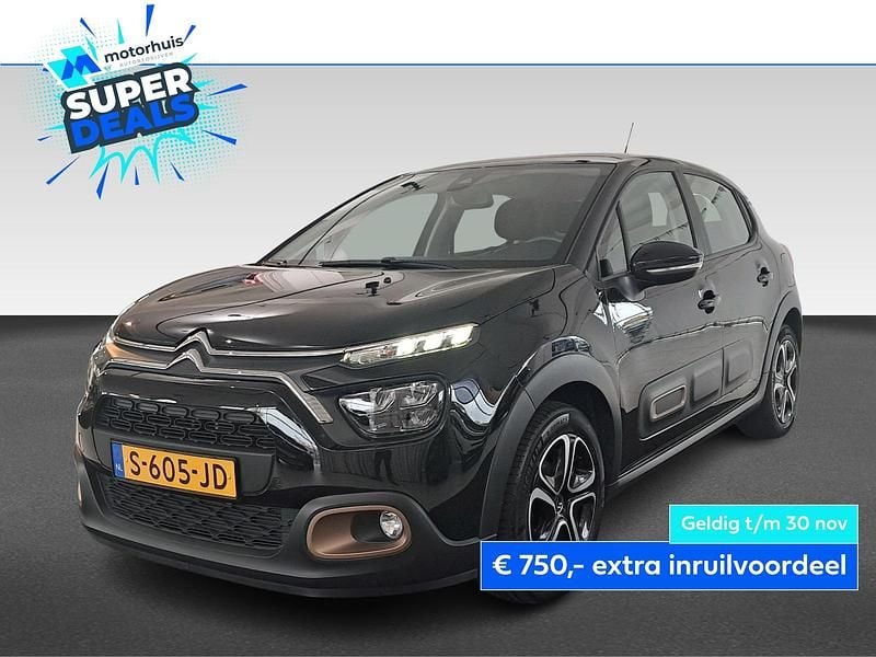 Zwart Gebruikt 2023 Citroën C3 Hatchback | € 17.445 (Iets duurder) - Afbeelding 1/4