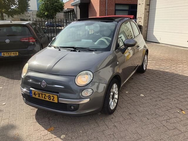 Grijs Gebruikt 2010 Fiat 500 Cabriolet | € 6.499 (Duur) - Afbeelding 1/4