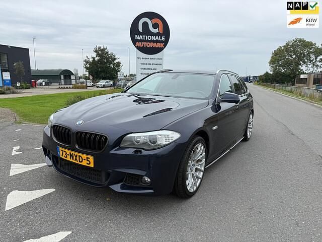 Blauw Gebruikt 2010 BMW 535 Executive Stationwagen | € 5.995 - Afbeelding 1/4