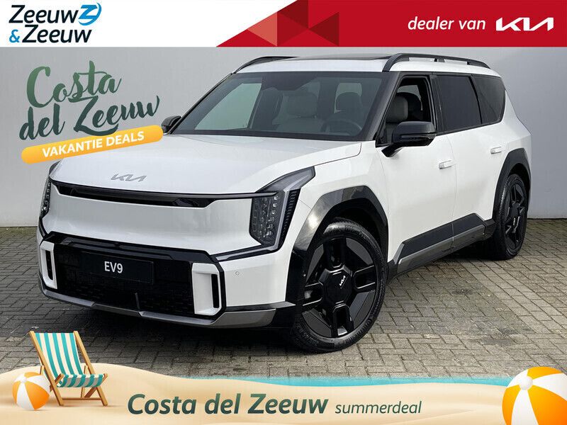 Snow white pearl Nieuw 2024 Kia EV9 GT-Line SUV | € 76.990 (Eerlijke prijs) - Afbeelding 1/4