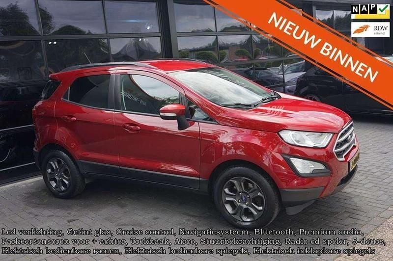 Rood Gebruikt 2018 Ford Ecosport Titanium SUV | € 12.440 (Super prijs) - Afbeelding 1/4