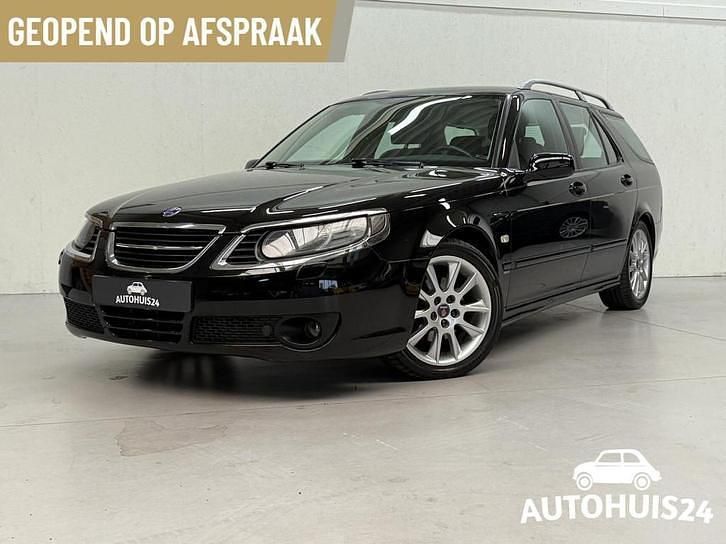 Zwart (metallic) Gebruikt 2008 Saab 9-5 Vector Stationwagen | € 6.925 (Duur) - Afbeelding 1/4