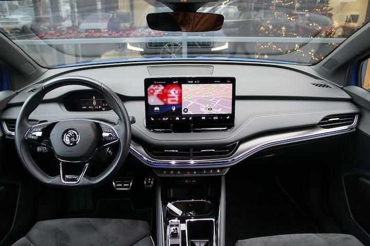 Occasion Skoda Enyaq iV SportLine 150 kW (204 PK) 2022 Blauw SUV