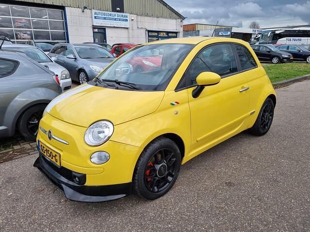 Geel Occasion 2008 Fiat 500 Pop Hatchback | € 2.500 (Super prijs) - Afbeelding 1/4
