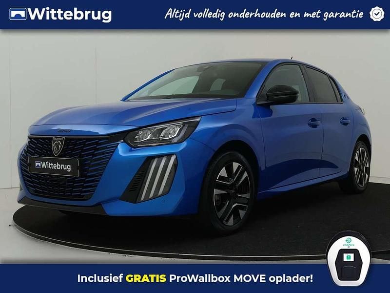 Blauw, metallic lak Gebruikt 2023 Peugeot e-208 Allure Hatchback | € 20.925 (Goede deal) - Afbeelding 1/3