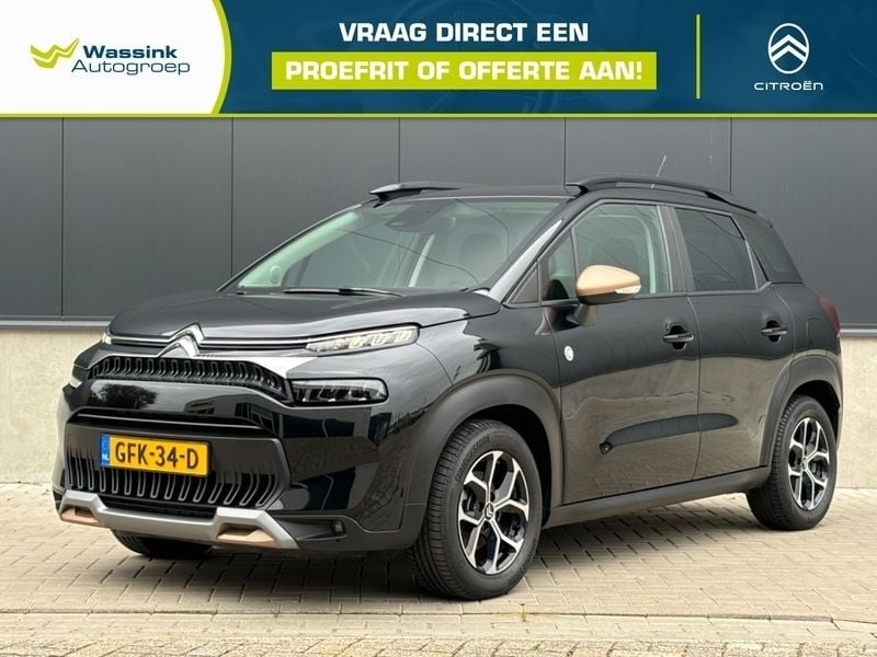 Zwart metallic Gebruikt 2023 Citroën C3 Aircross PureTech SUV | € 20.935 (Eerlijke prijs) - Afbeelding 1/4