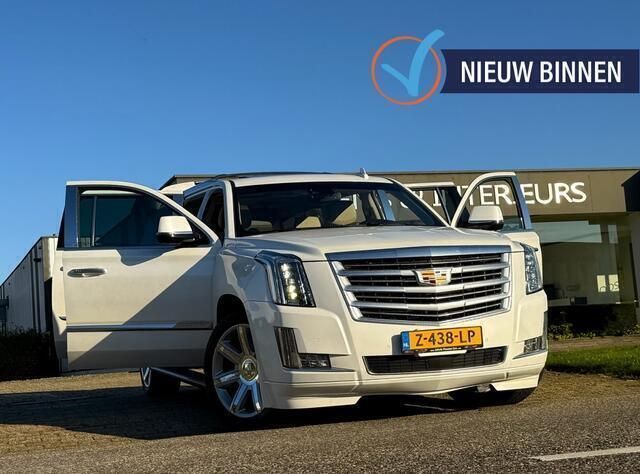 Wit, metallic lak Gebruikt 2016 Cadillac Escalade SUV | € 99.500 - Afbeelding 1/4