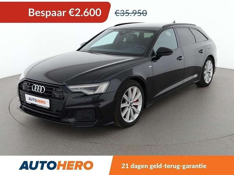 Zwart Gebruikt 2020 Audi A6 Sport Stationwagen | € 33.549 (Super prijs) - Afbeelding 1/3