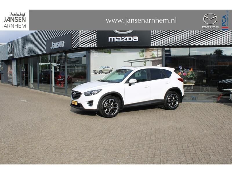 Crystal white pearl (licht wit) Gebruikt 2017 Mazda CX-5 SUV | € 20.450 (Eerlijke prijs) - Afbeelding 1/2