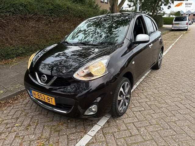 Zwart Occasion 2017 Nissan Micra N-TEC Hatchback | € 6.950 (Goede deal) - Afbeelding 1/4