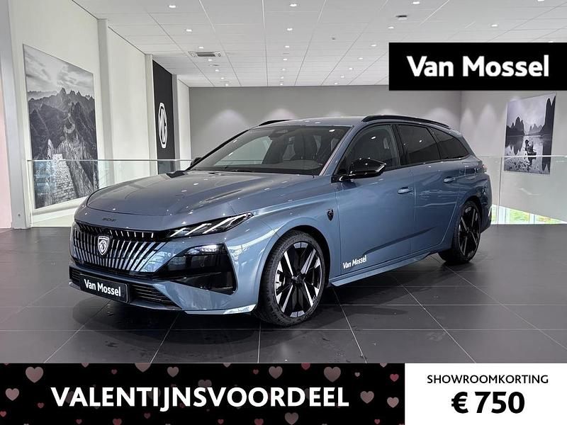 Blauw Nieuw 2025 Peugeot 308 SW GT Stationwagen | € 43.940 (Super prijs) - Afbeelding 1/3