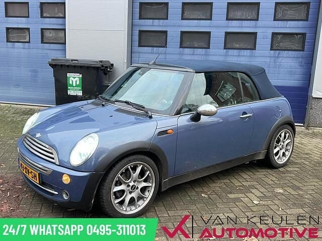 Occasion Mini Cooper Cabriolet 116 PK (85 kW) 2004 Blauw (metallic) Cabriolet