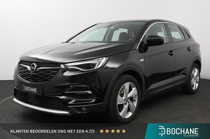 Zwart Gebruikt 2021 Opel Grandland X Elegance SUV | € 21.295 (Super prijs) - Afbeelding 1/4