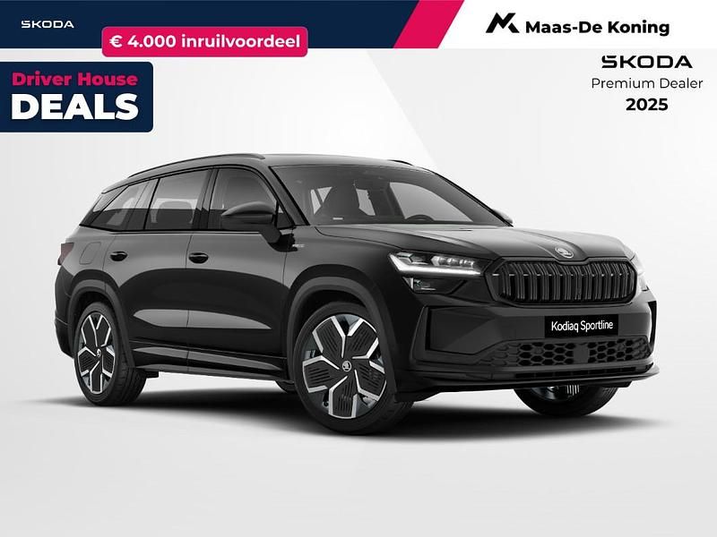 Zwart Nieuw 2026 Skoda Kodiaq Business Line SUV | € 56.990 (Iets duurder) - Afbeelding 1/4