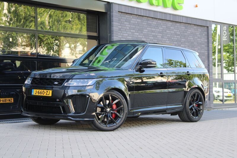 Zwart Gebruikt 2020 Land Rover Range Rover Sport SVR SUV | € 92.450 (Iets duurder) - Afbeelding 1/4