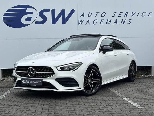 Wit Gebruikt 2022 Mercedes CLA180 Shooting Brake AMG Stationwagen | € 31.950 (Eerlijke prijs) - Afbeelding 1/4