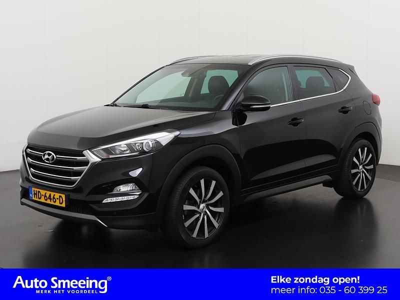 Zwart Gebruikt 2015 Hyundai Tucson Comfort SUV | € 12.729 (Goede deal) - Afbeelding 1/4