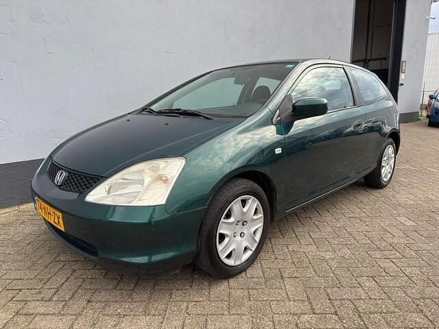 Groen Gebruikt 2003 Honda Civic LS Hatchback | € 950 (Super prijs) - Afbeelding 1/4