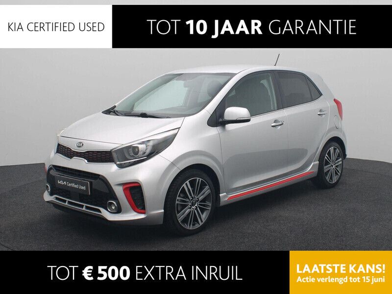 Grijs Gebruikt 2017 Kia Picanto GT-Line Hatchback | € 12.740 (Iets duurder) - Afbeelding 1/4