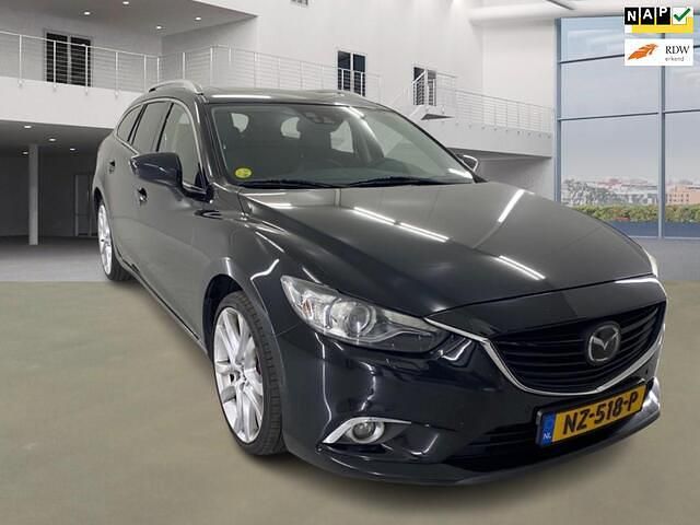 Zwart Gebruikt 2014 Mazda 6 Stationwagen | € 5.950 - Afbeelding 1/4