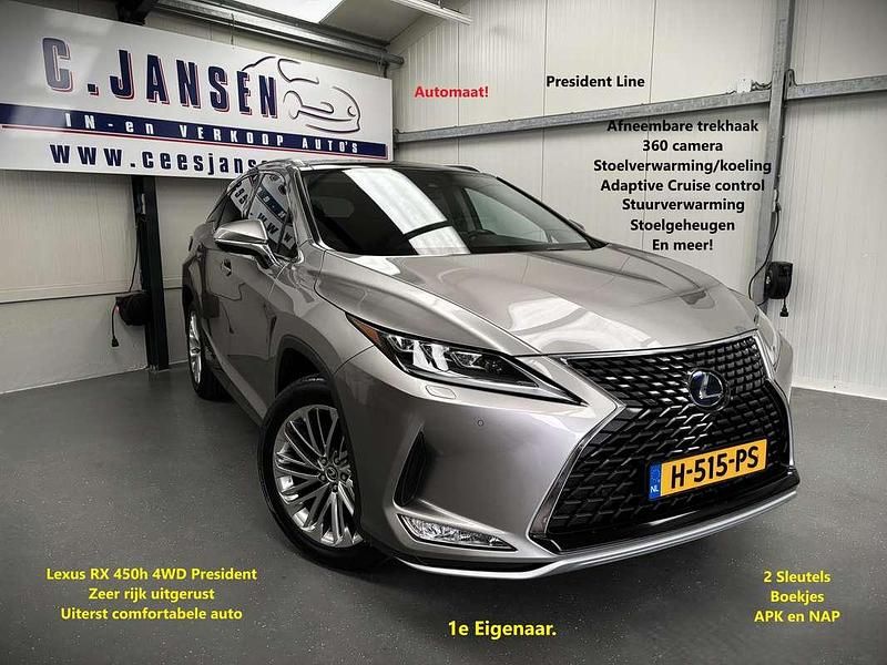 Occasion Lexus RX450h President Line 262 PK (192 kW) 2020 Grijs SUV