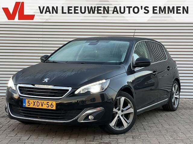 Zwart Gebruikt 2014 Peugeot 308 Allure Hatchback | € 4.900 (Super prijs) - Afbeelding 1/4