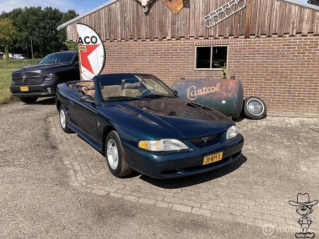 Groen Gebruikt 1995 Ford Mustang Convertible Cabriolet | € 3.490 - Afbeelding 1/4