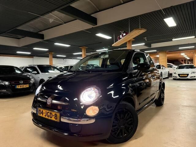 Zwart Gebruikt 2009 Fiat 500 Pop Hatchback | € 3.950 (Eerlijke prijs) - Afbeelding 1/4