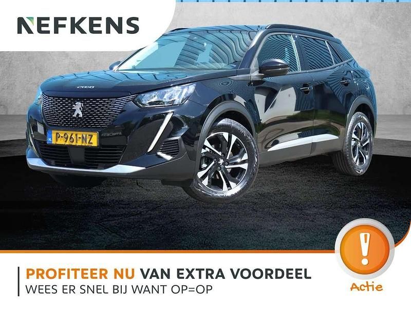 Zwart Gebruikt 2022 Peugeot 2008 Allure SUV | € 20.800 (Eerlijke prijs) - Afbeelding 1/3