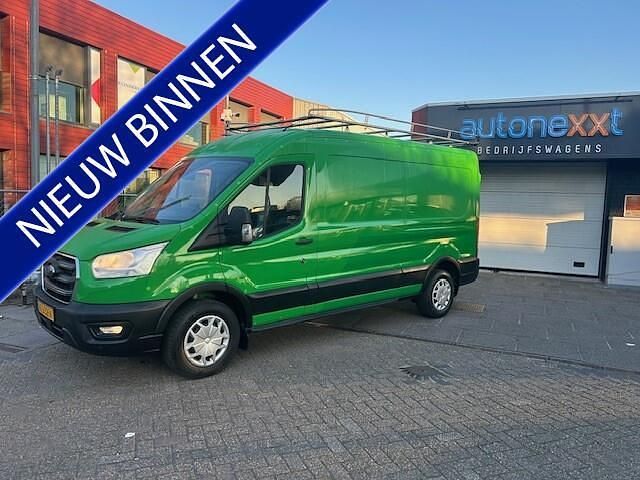 Groen Gebruikt 2020 Ford Transit Trend Van | € 7.995 - Afbeelding 1/4