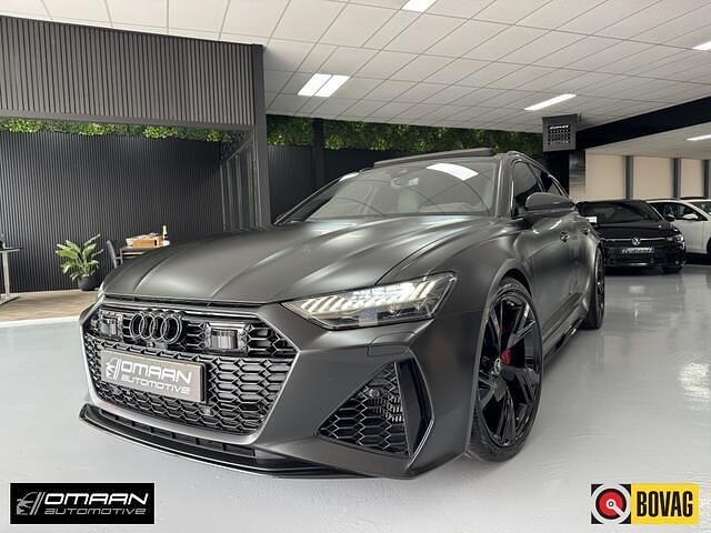 Zwart Gebruikt 2019 Audi RS6 Comfort Stationwagen | € 102.990 - Afbeelding 1/4