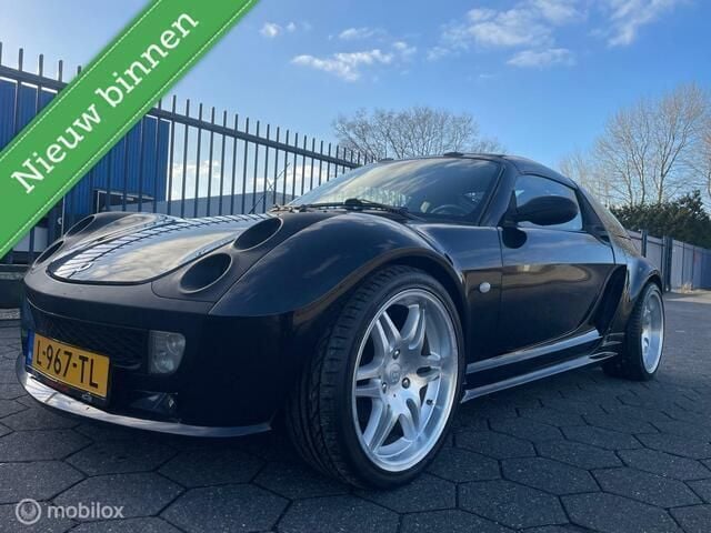 Zwart Gebruikt 2004 Smart Roadster Brabus Cabriolet | € 12.950 - Afbeelding 1/4