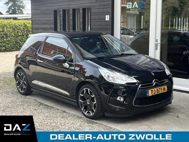 Zwart Gebruikt 2013 Citroën DS3 Sport Chic Hatchback | € 2.495 (Super prijs) - Afbeelding 1/4