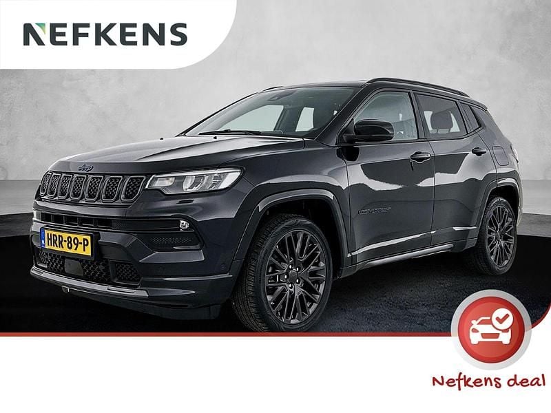 Zwart Gebruikt 2022 Jeep Compass SUV | € 28.600 (Eerlijke prijs) - Afbeelding 1/3
