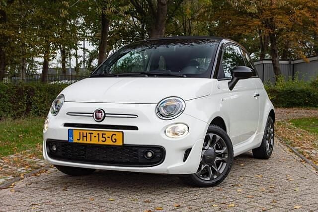 Wit Gebruikt 2021 Fiat 500C Sport Cabriolet | € 14.850 (Eerlijke prijs) - Afbeelding 1/4