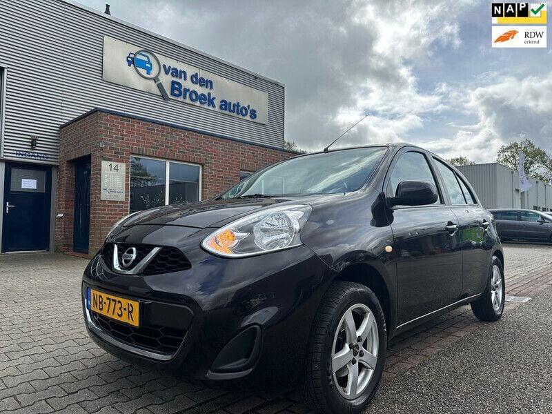 Zwart Gebruikt 2017 Nissan Micra Acenta Hatchback | € 6.950 (Duur) - Afbeelding 1/4