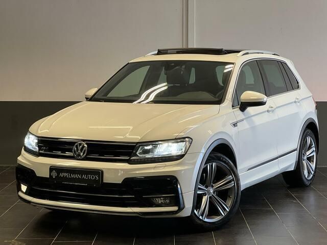 Wit Gebruikt 2019 VW Tiguan Highline SUV | € 27.990 (Iets duurder) - Afbeelding 1/4