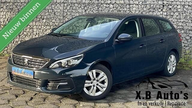 Grijs Occasion 2019 Peugeot 308 SW Stationwagen | € 9.900 - Afbeelding 1/4