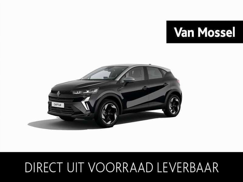 Zwart Nieuw 2025 Renault Captur Techno SUV | € 37.590 (Eerlijke prijs) - Afbeelding 1/4