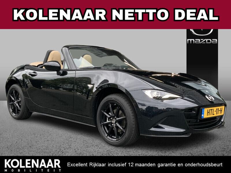 Zwart Nieuw 2025 Mazda MX5 Kazari Cabriolet | € 44.895 - Afbeelding 1/4