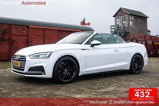 Wit Gebruikt 2018 Audi A5 Cabriolet S-Line Cabriolet | € 26.945 (Super prijs) - Afbeelding 1/4