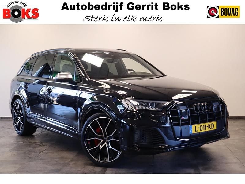 Zwart Gebruikt 2021 Audi SQ7 S-Line SUV | € 83.950 (Super prijs) - Afbeelding 1/4